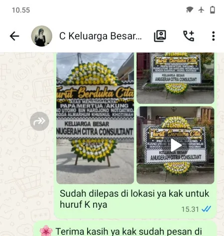 Pengiriman Papan Bunga Duka Arcamanik